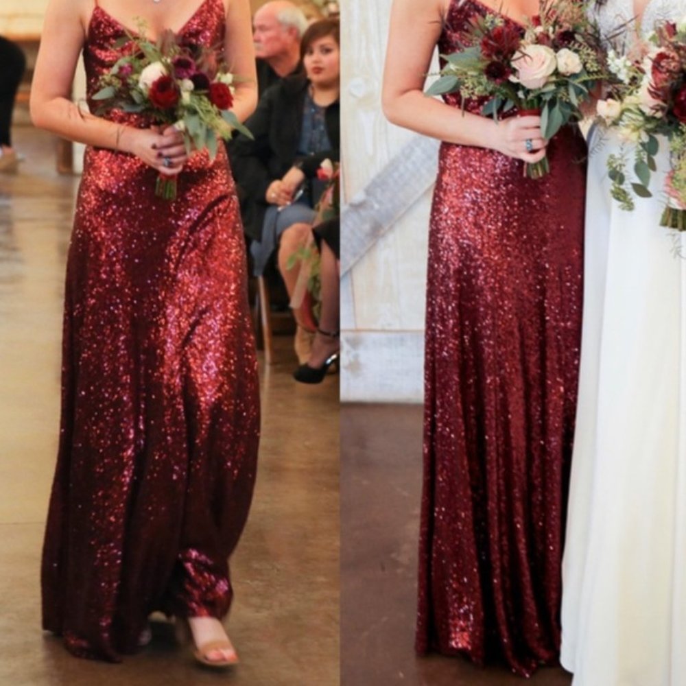 Shop Revelry, Hazel Bridesmaid Dress, Cabernet